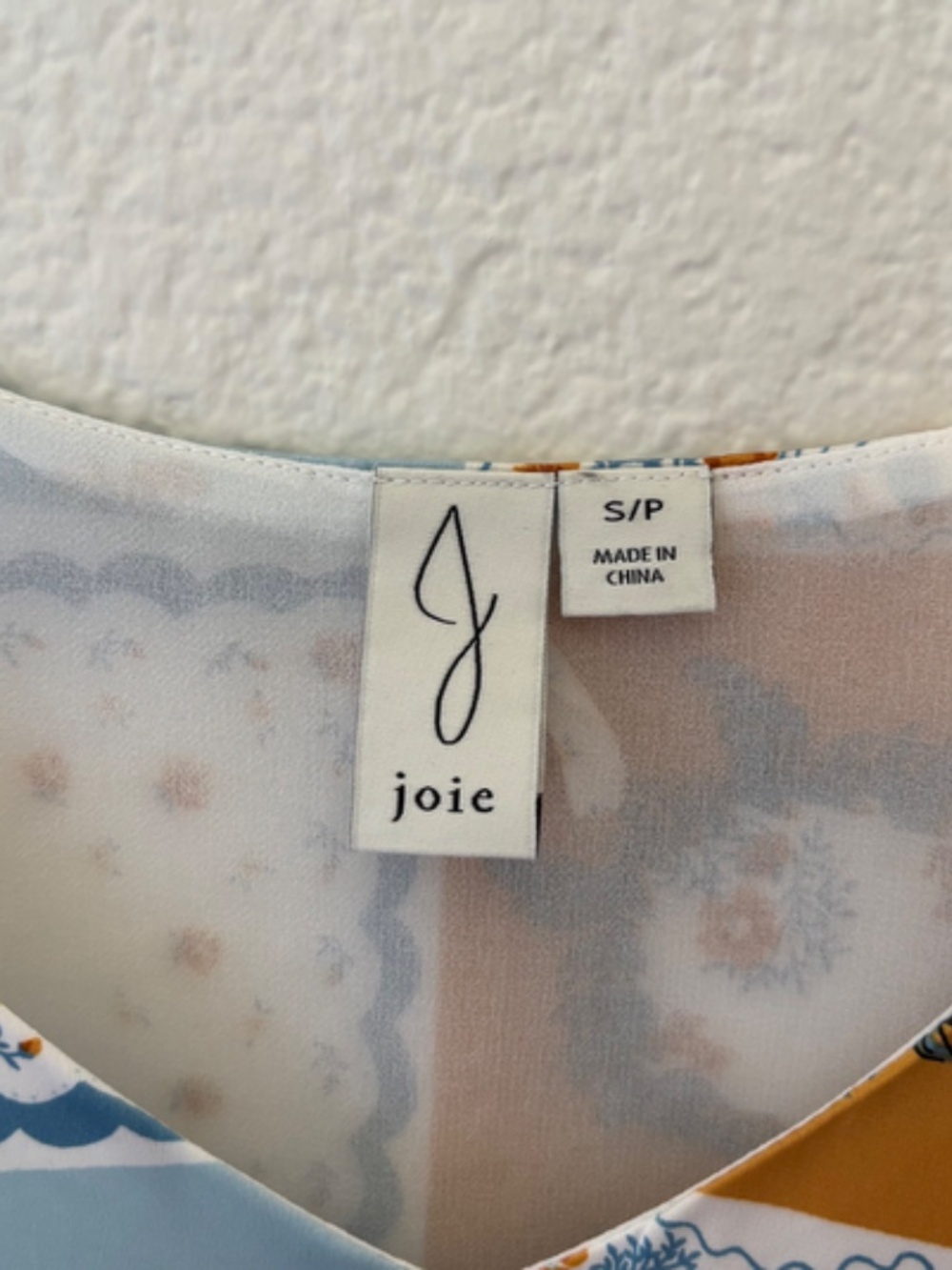 Joie scarf print adjustable strap swing camisole tank size Small - Picture 6 of 8